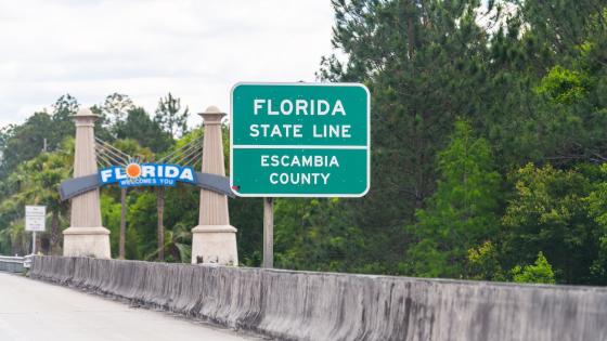 Florida state line